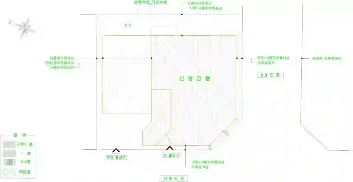 청우빌라 배치도 이미지